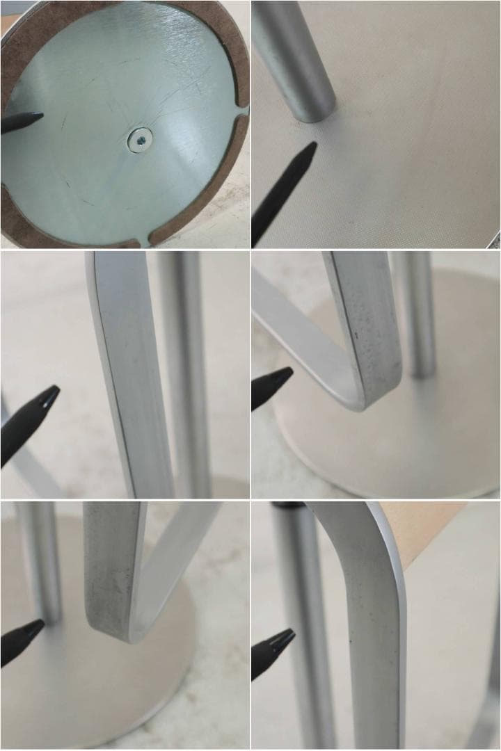 2の1 ラパルマ レム カウンタースツール ハイタイプ 板座AZUMI D