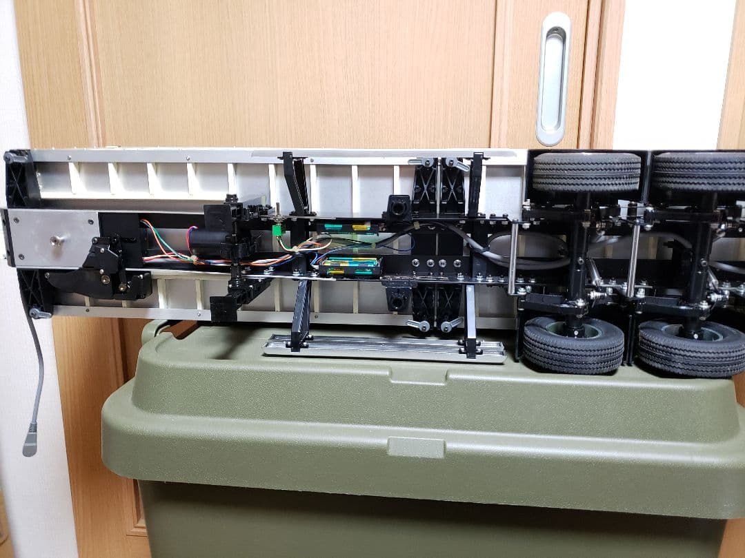 美品　タミヤ1／14 MAERSK コンテナトレーラー ラジコン　海コン