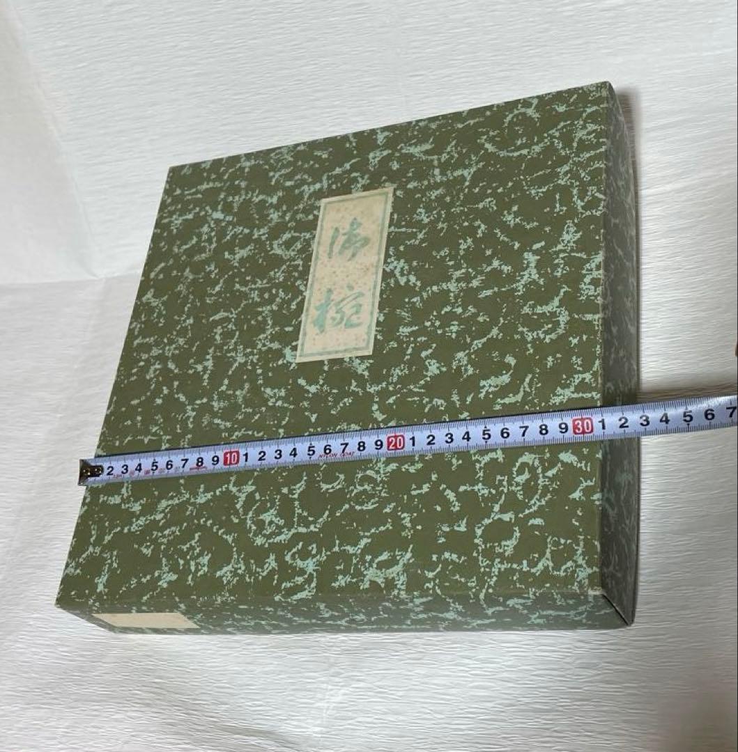 赤い漆器金彩蓋付き椀 5個セット紙箱付き