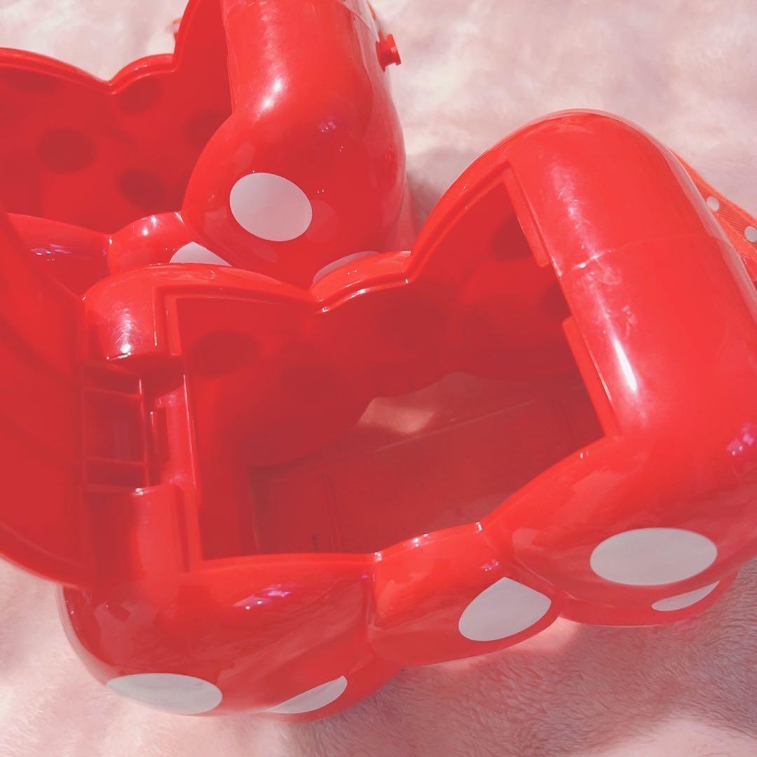 ミニー　ドット　リボン　ポップコーンバケット　ショルダー　セット ♡