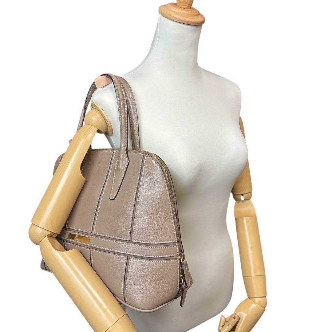 美品◎ゲラルディーニ 2way 斜めがけ ショルダーバッグ ミニボストン レザー