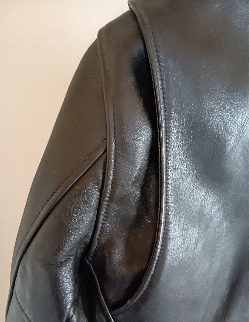 フェローズ　レザー・ジャケット（馬革）　ブラック　サイズ 40（メンズL）