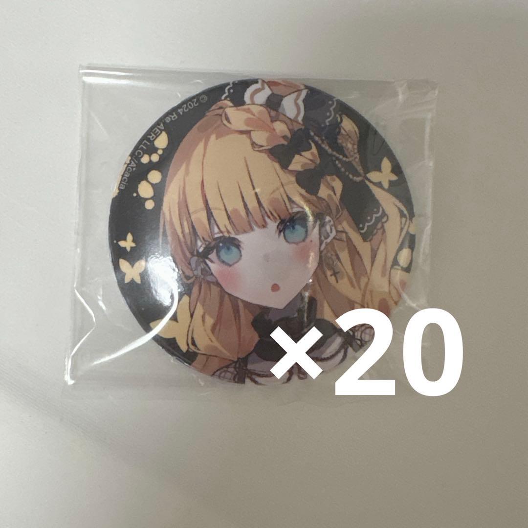 魔法少女ノ魔女裁判 佐伯ミリア 缶バッジ まのさば アニメバコ