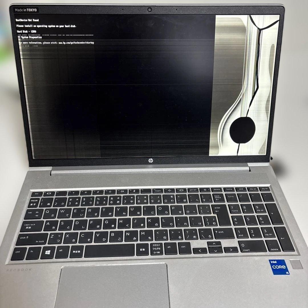 HP PROBOOK450 G8 ノートPC 液晶割れ