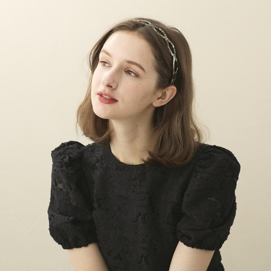 完売！新品✨アレクサンドルドゥパリ●カチューシャ/保存袋＋キーパー付き