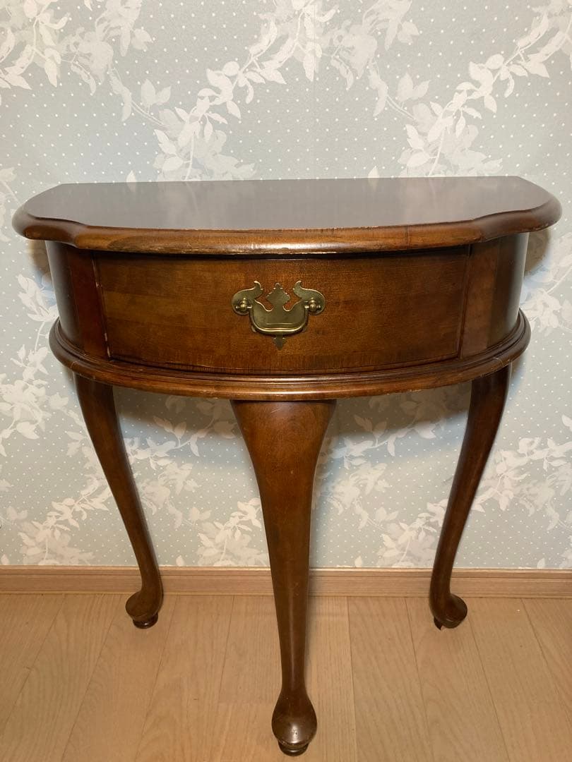 アンティーク コンソールテーブル　飾り棚　猫足　猫脚