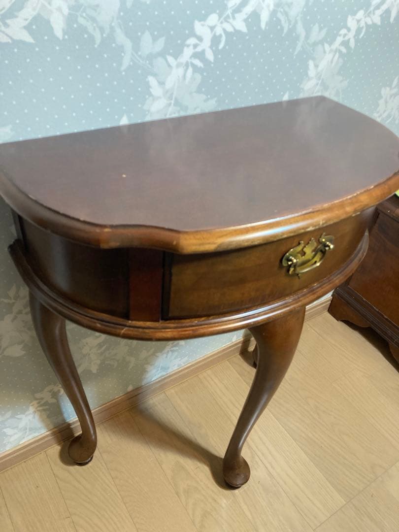 アンティーク コンソールテーブル　飾り棚　猫足　猫脚