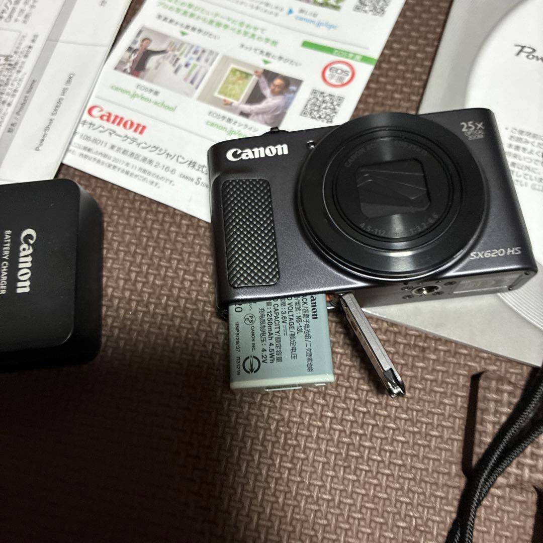 ‼️✨超美品✨Canon SX620 HS デジタルカメラ　箱付きバッテリー2個