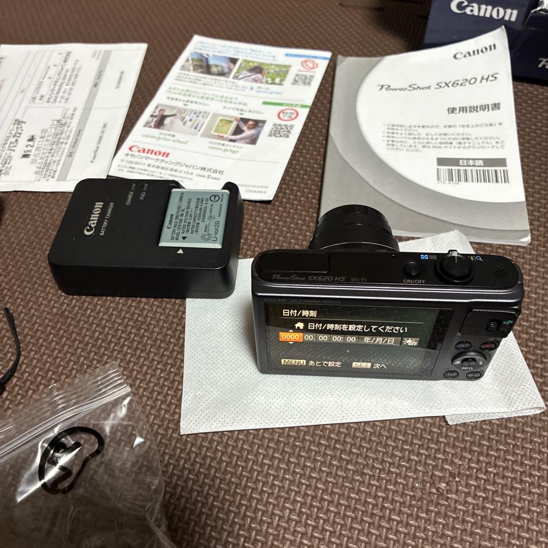 ‼️✨超美品✨Canon SX620 HS デジタルカメラ　箱付きバッテリー2個