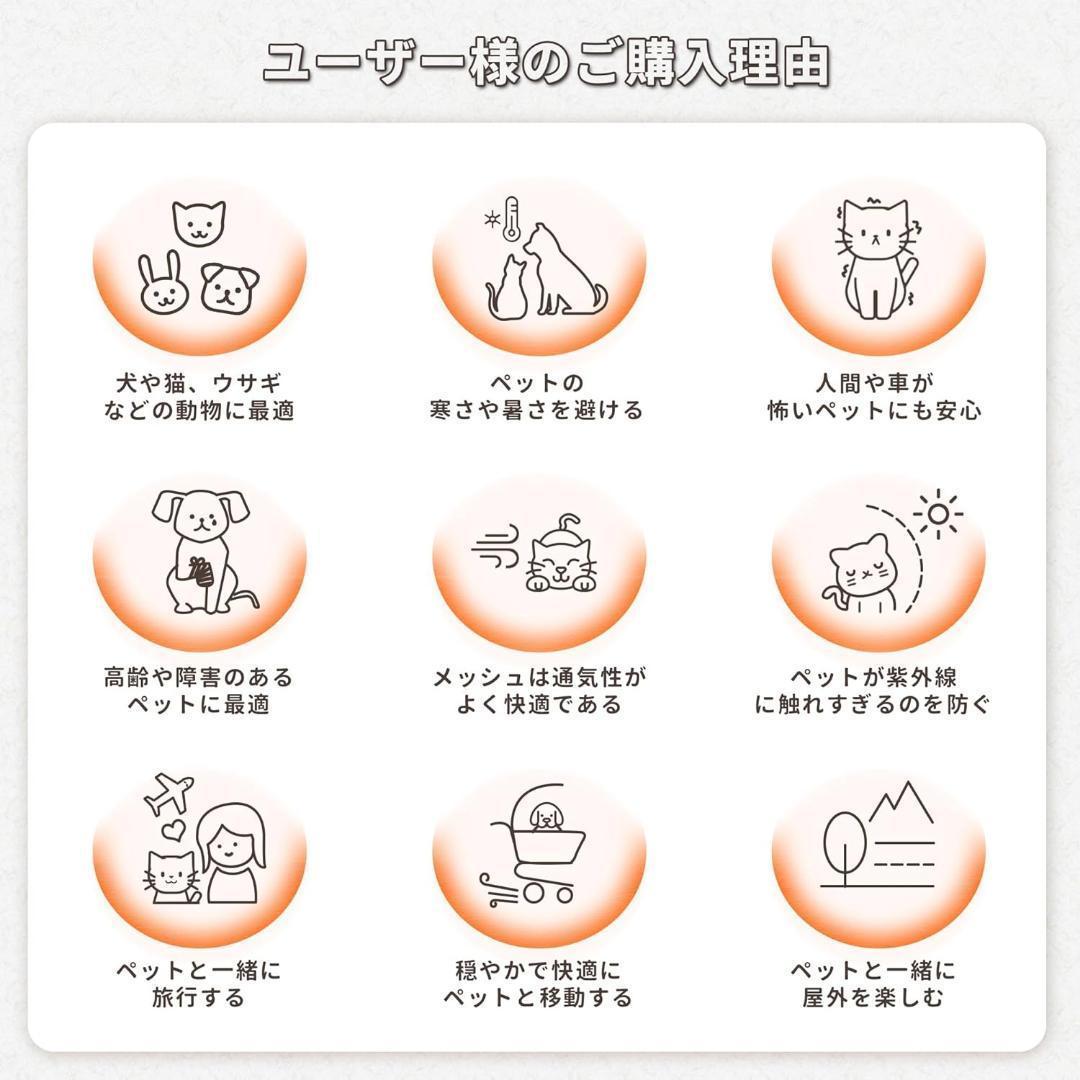 Angelpet ペットカート 分離型 折りたたみ式 耐荷重25Kg ブラック