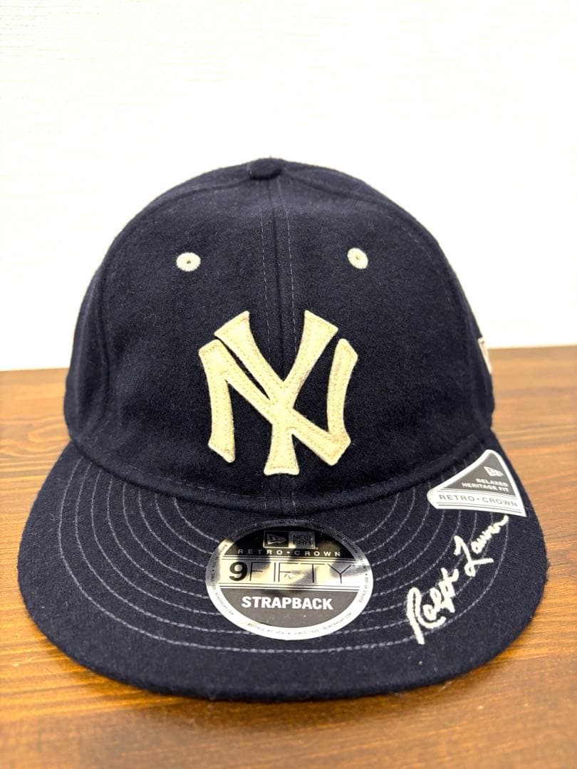 タグ付polo ralph lauren✖︎MLBヤンキース✖︎NEWERAキャップ