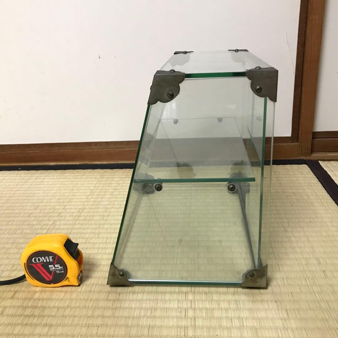 昭和レトロ　卓上　ガラスショーケース　アンティーク