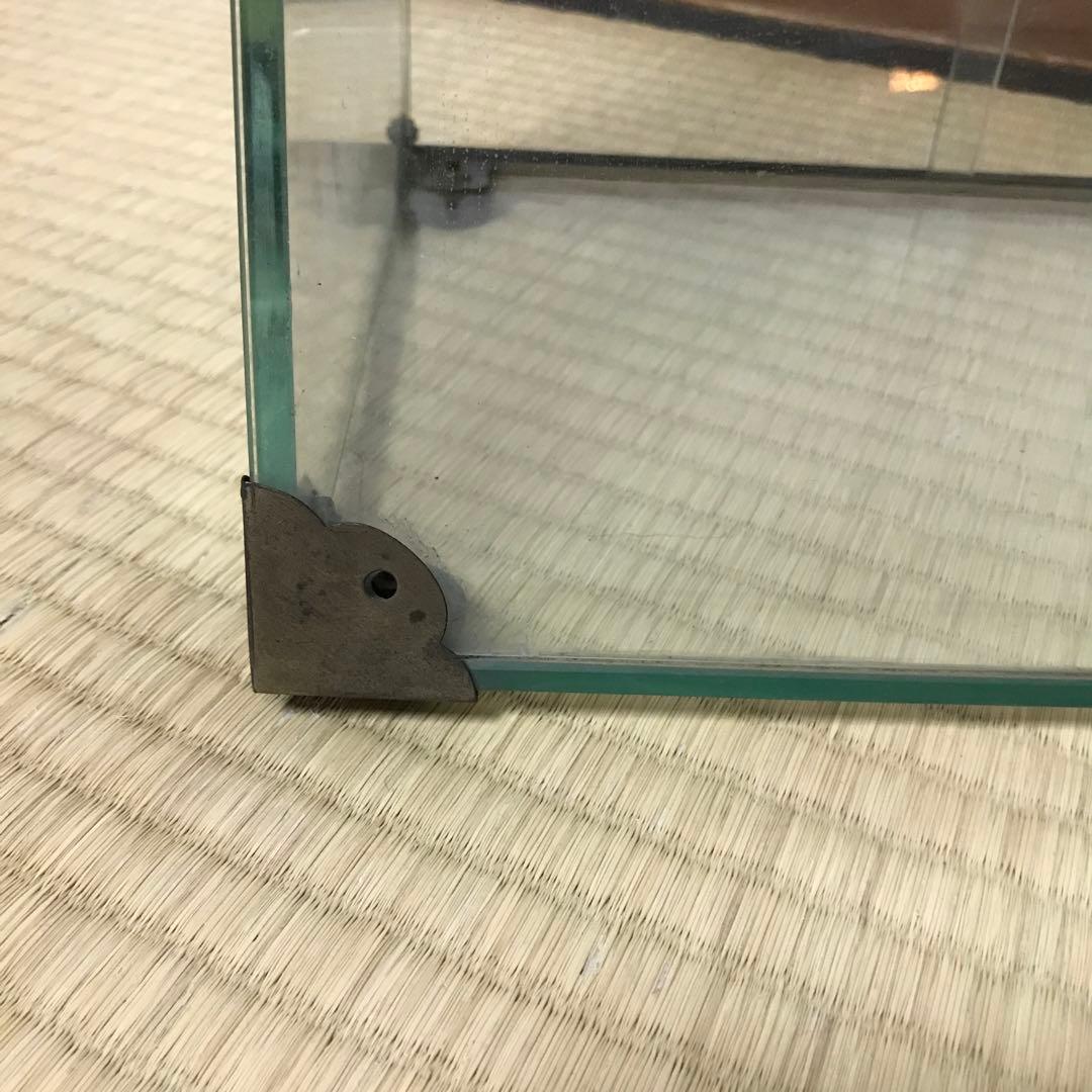 昭和レトロ　卓上　ガラスショーケース　アンティーク