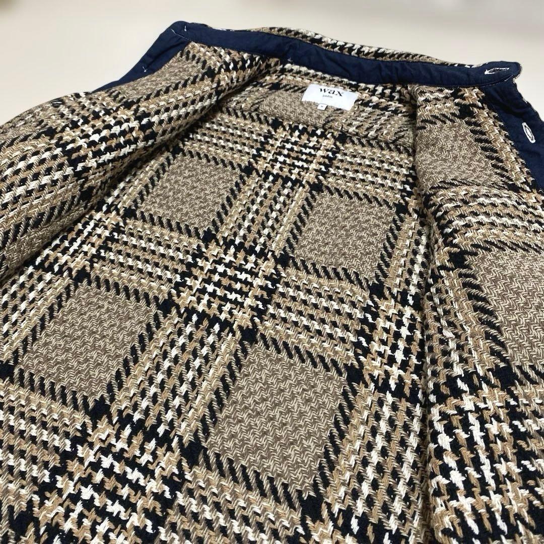 美品！wax london ワックスロンドン バスケットチェックシャツ M