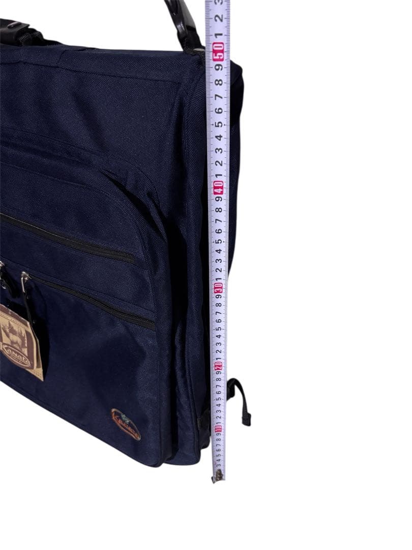 KANATA デッドストック　ガーメントバッグ　ハンガー付　美品　ネイビー