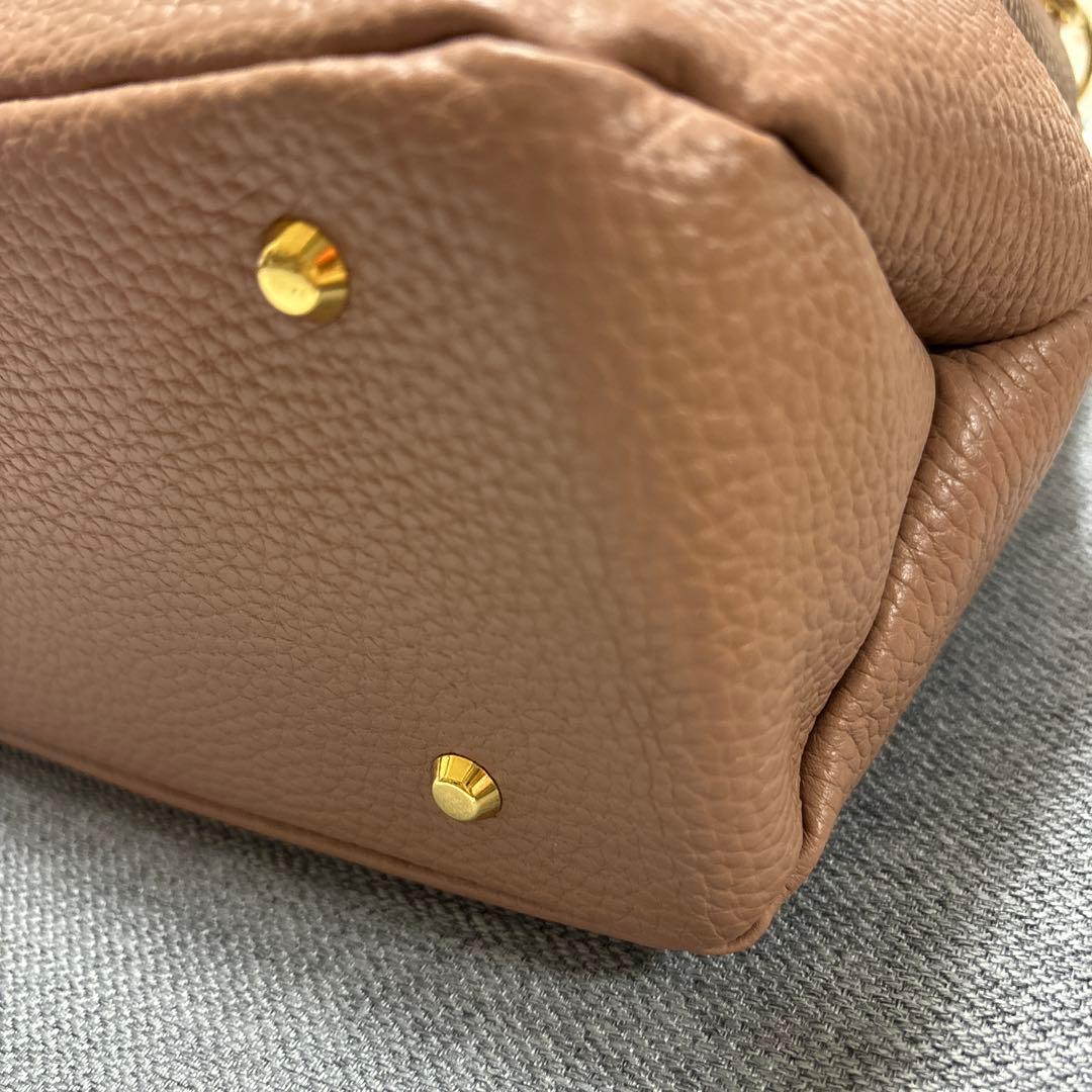 【未使用品】ATAOアタオ 2wayショルダーバック エルヴィ アーモンド