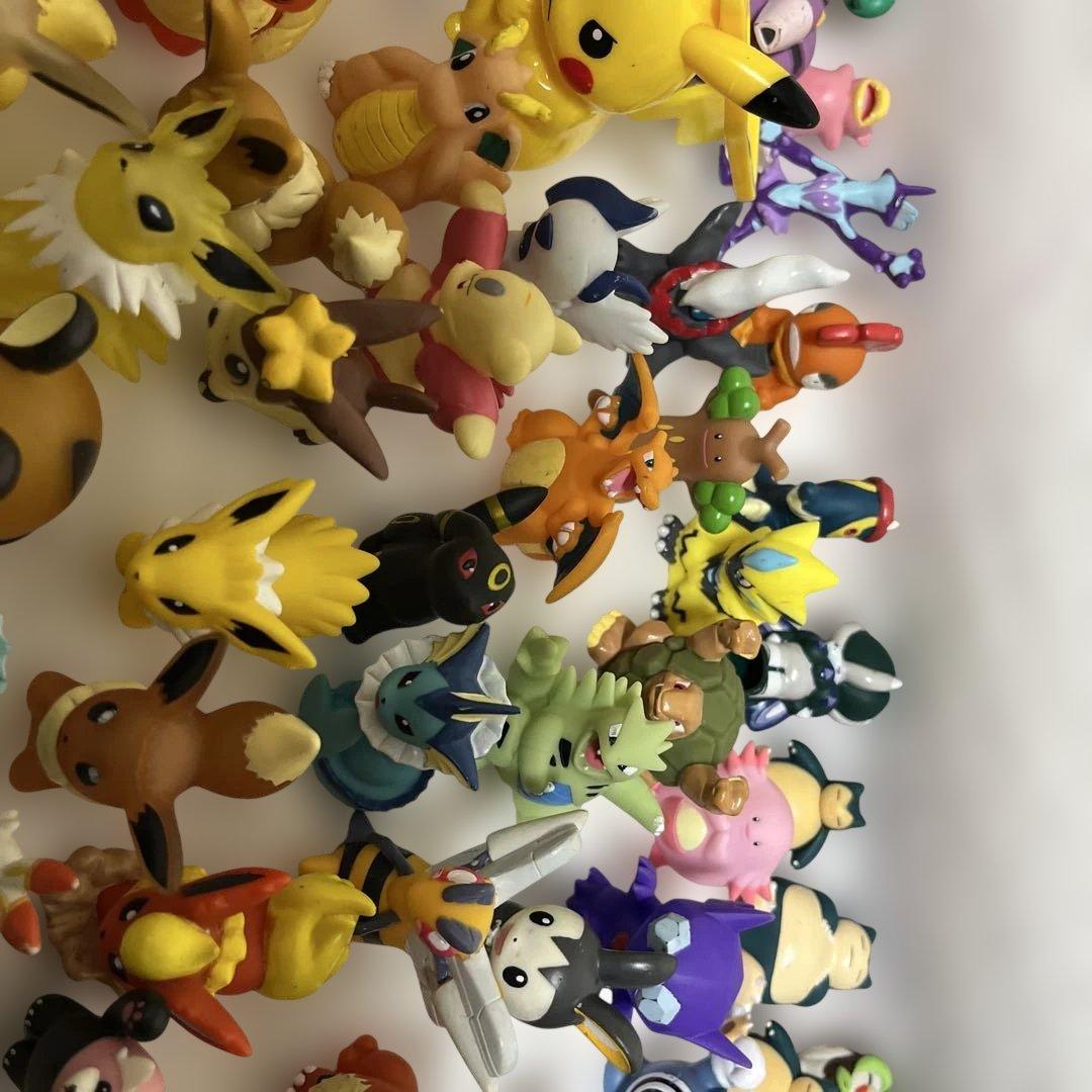 ポケモン　ソフビ　指人形フィギュア 96個 クリア有り