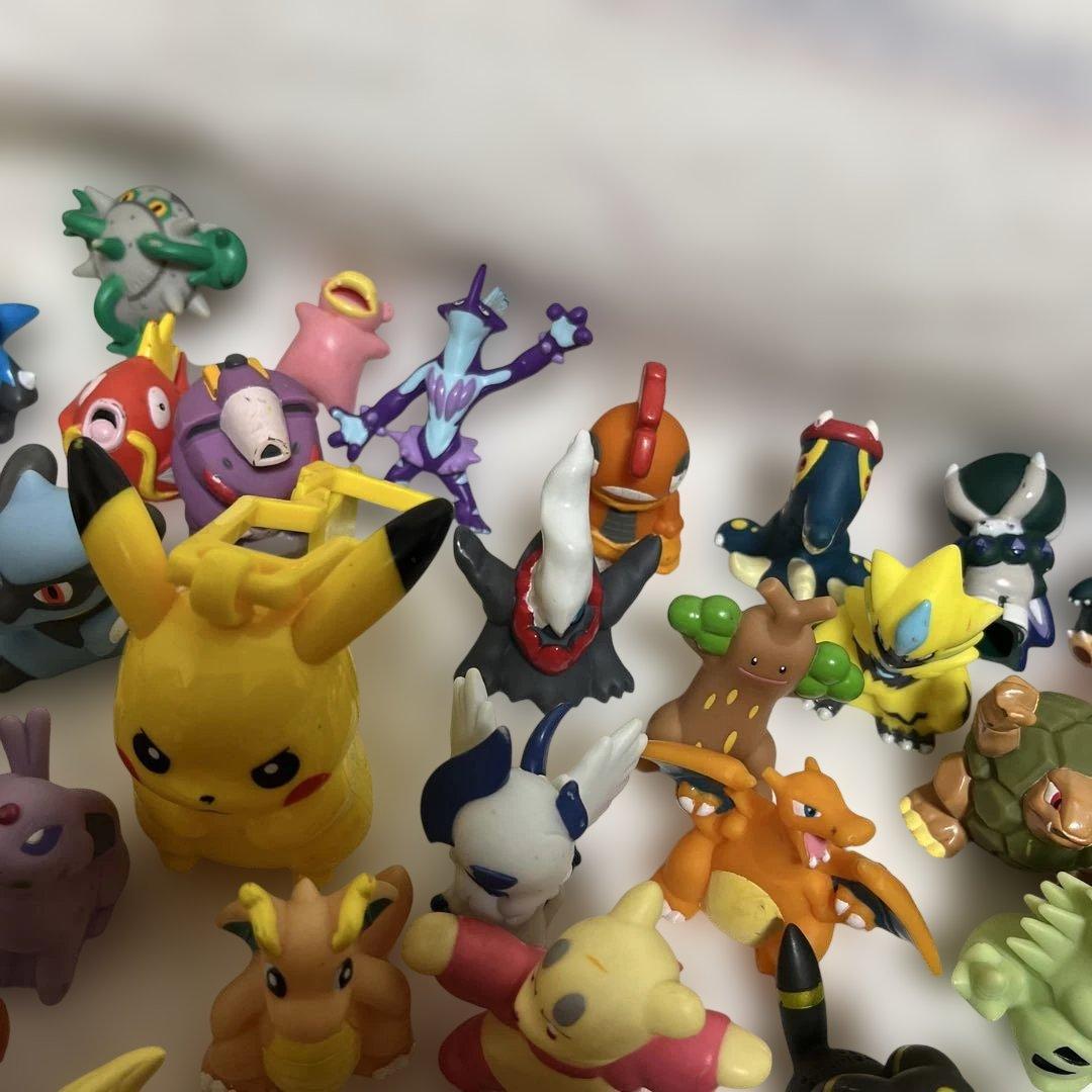 ポケモン　ソフビ　指人形フィギュア 96個 クリア有り