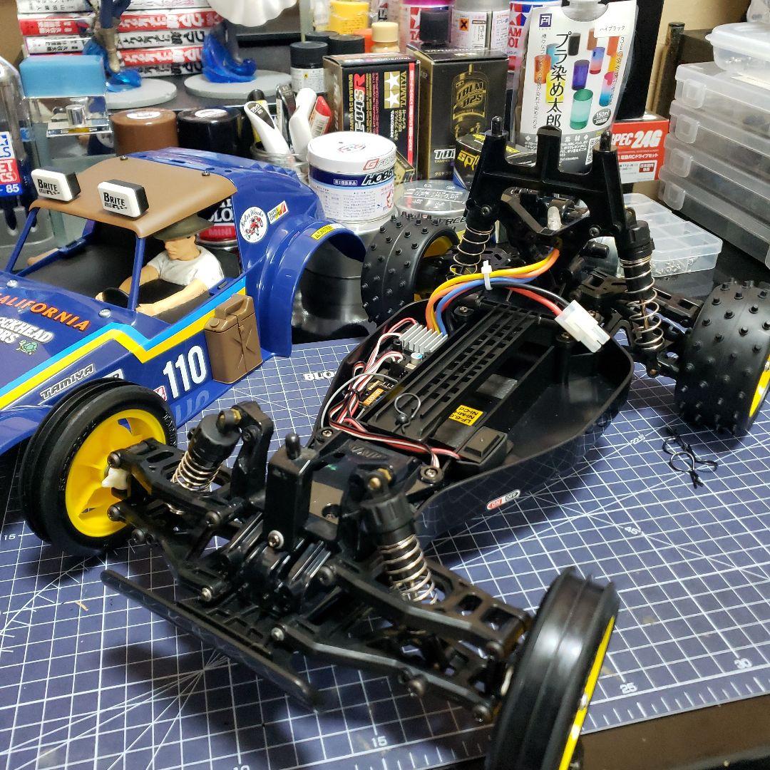 タミヤ DT02 ホリデーバギー、 1/10　全部セット　即走行可能　メカレス可