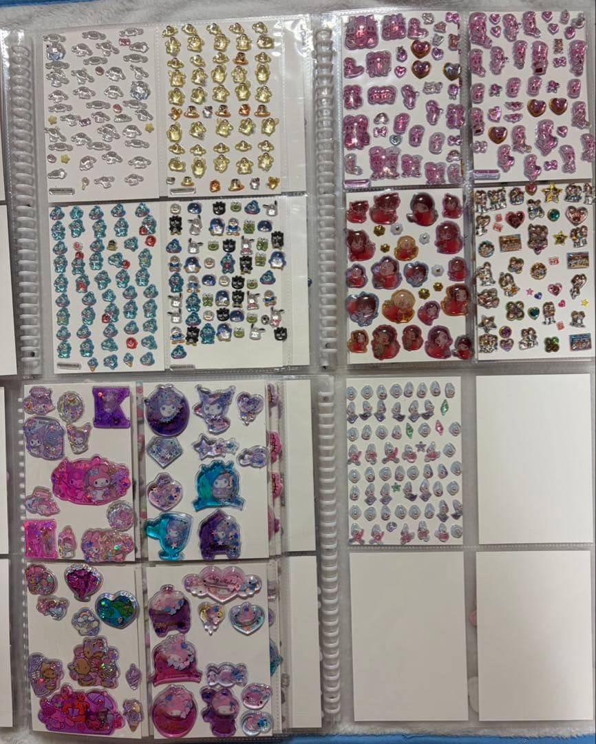 シール帳　完成品　Ａ4サイズ　ボンボンドロップシール　シール