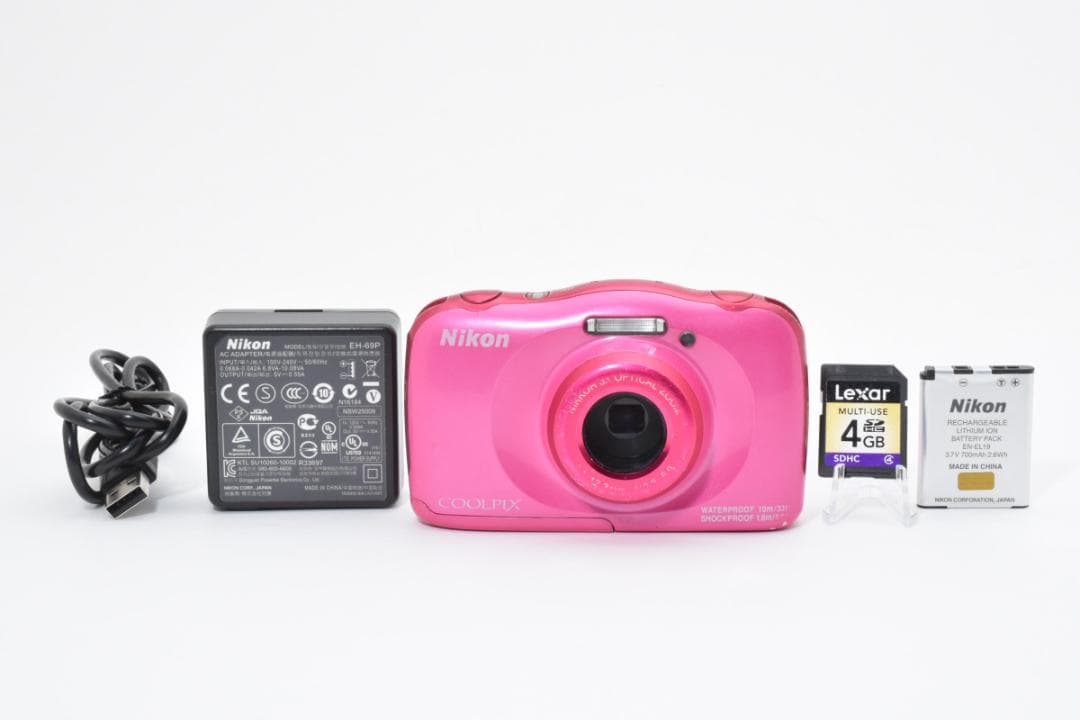 ニコン　Nikon COOLPIX W100 ピンク《SDカード付すぐ使えます》