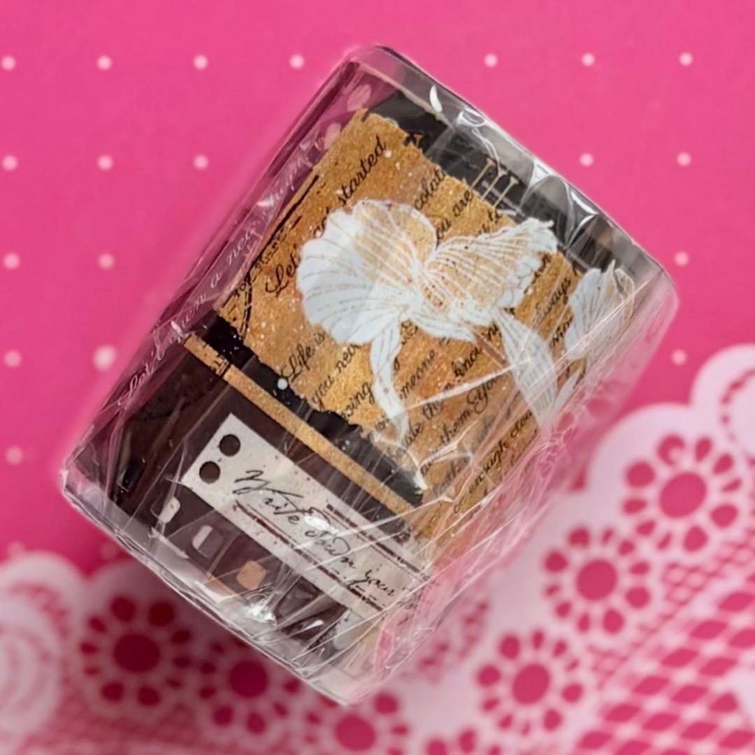 PET 鸢尾之花 5cm×5m 海外マスキングテープ　海外マス装飾　英字　花