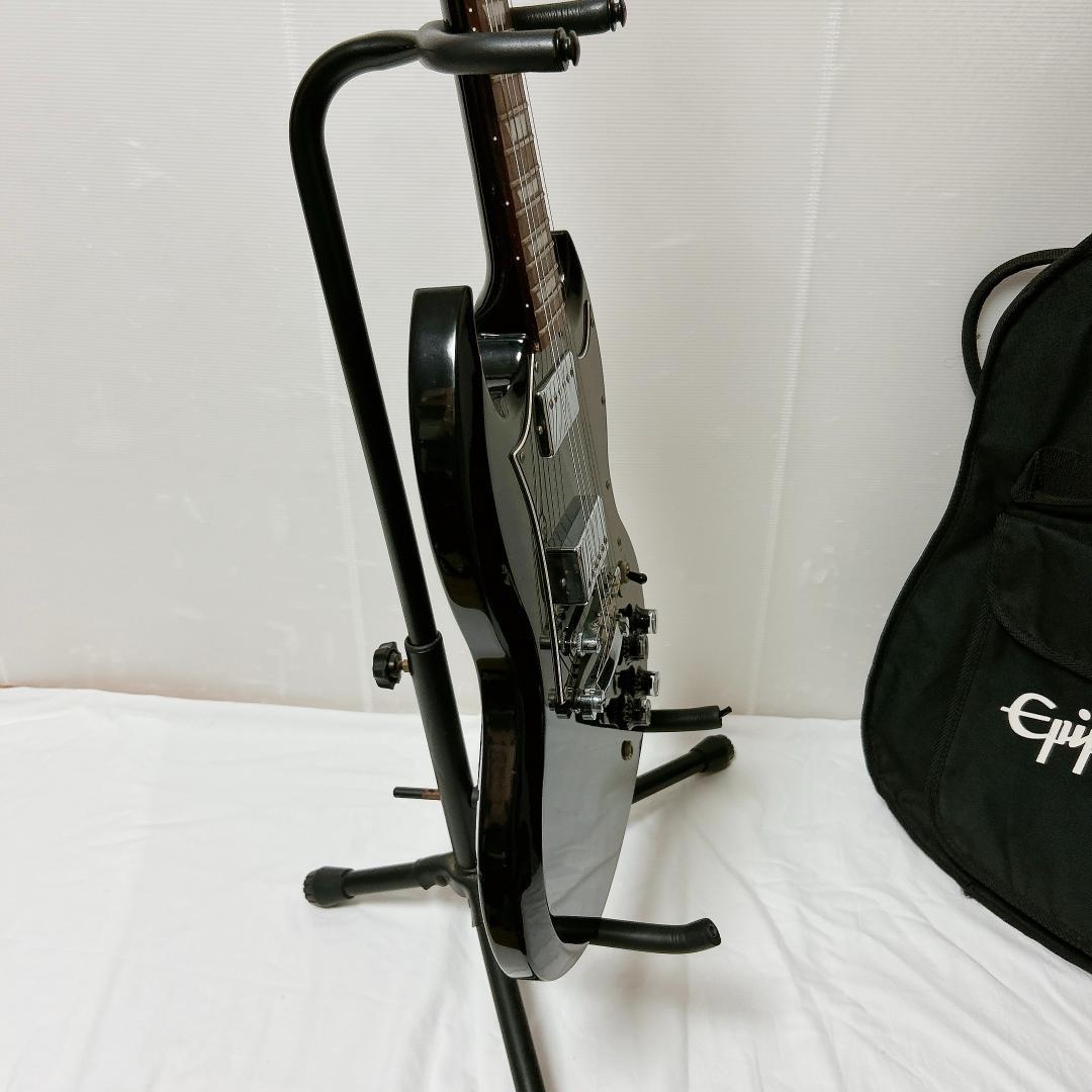 美品 Epiphone エピフォン SG Standard ブラック 黒 ケース