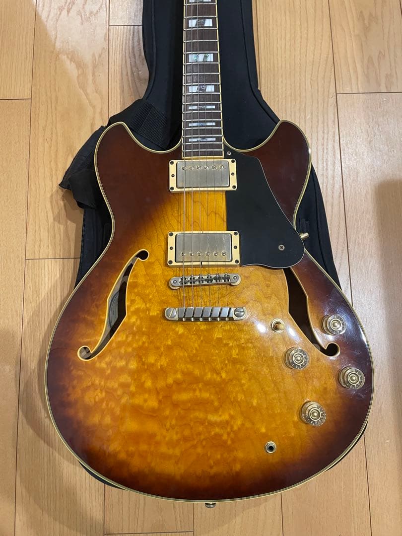ibanez AS120 希少個体　純正ギグバッグ付属　アイバニーズ