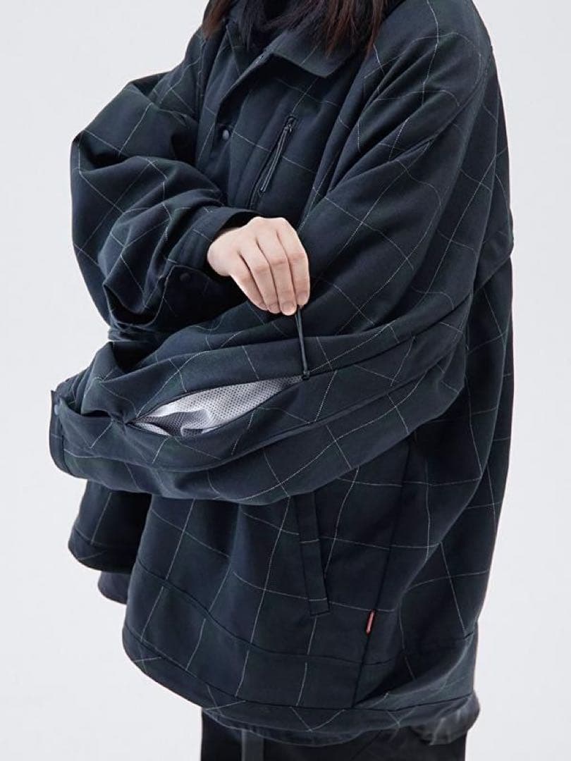 GOOPiMADE FD-G4 オーバーサイズ メッシュチェックシャツ サイズ1