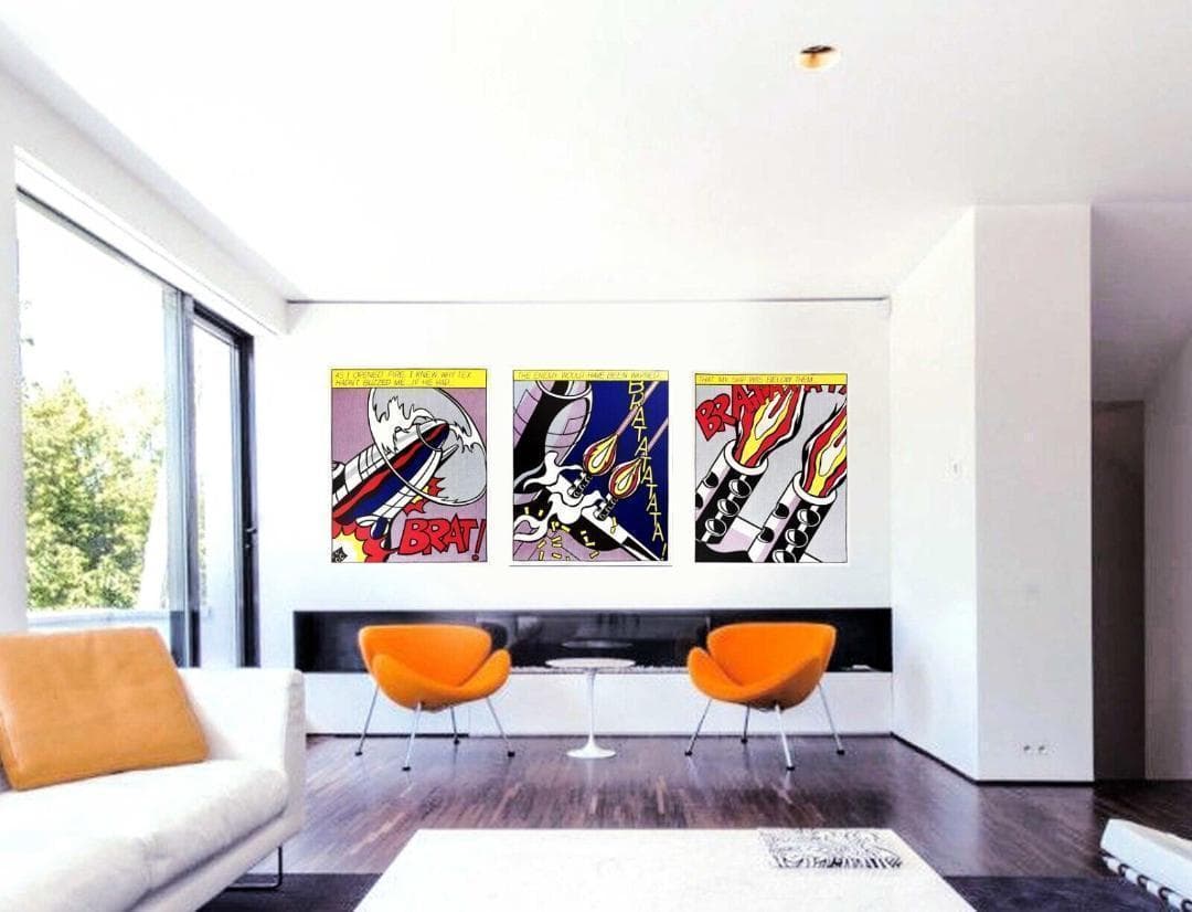 現品限り　As I Opened Fire ロイ リキテンスタイン リトグラフ