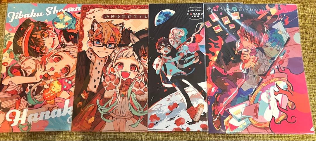 地縛少年花子くん 原作絵 クリアファイル セット