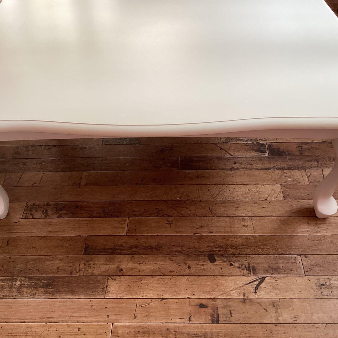 こたつ 猫脚 長方形テーブル 姫系 姫家具 アンティーク風 ねこ脚 猫足