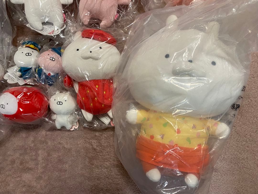 【新品】うさまる　ぬいぐるみ　いちご　セット