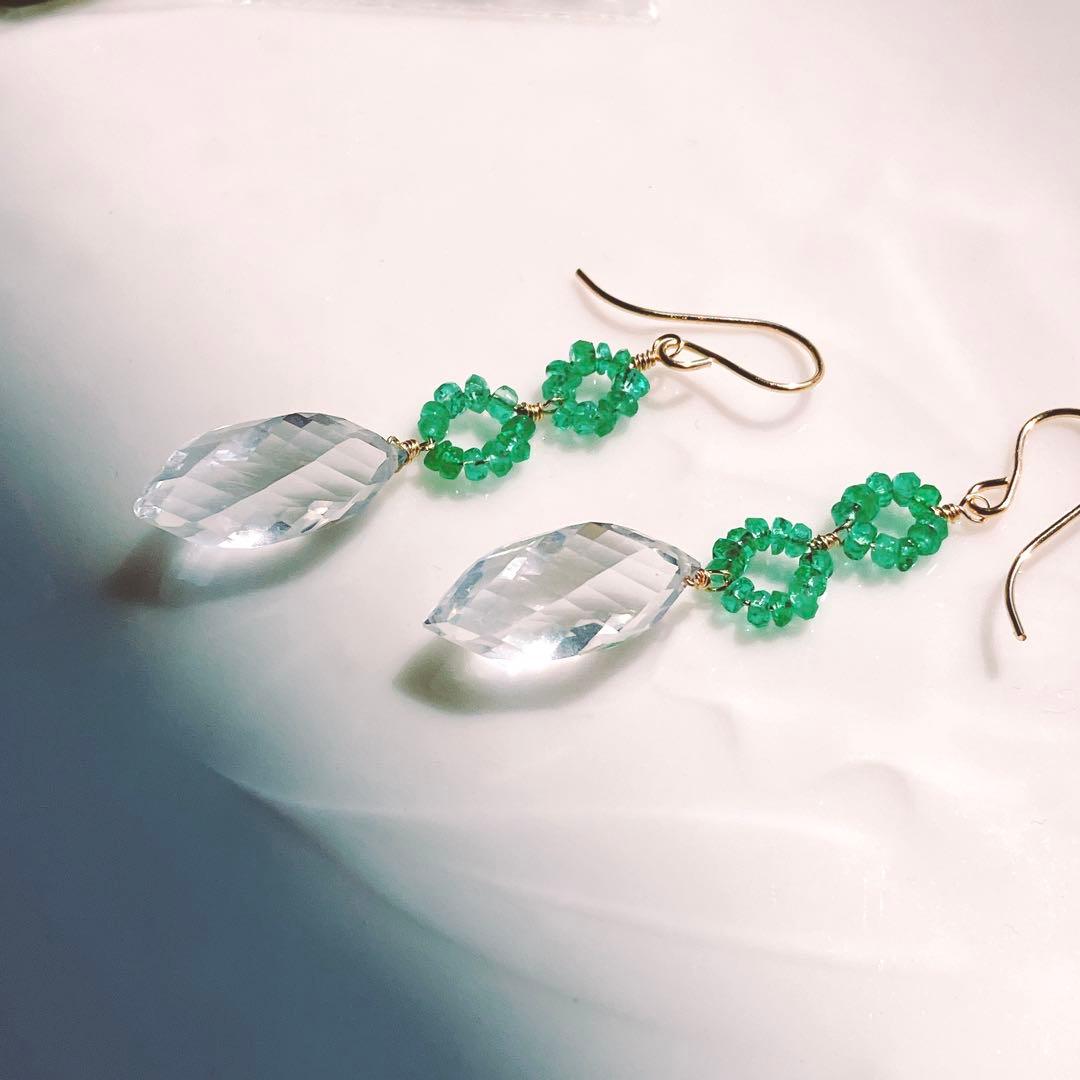 Kaya◆ピーチムーンストーン×淡水パールチャーム✧14kgf