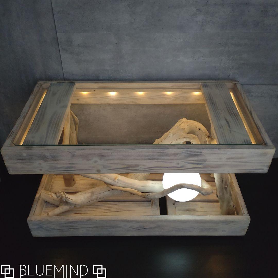 No.1300記念作品【chuchumama】奇跡の流木テーブル