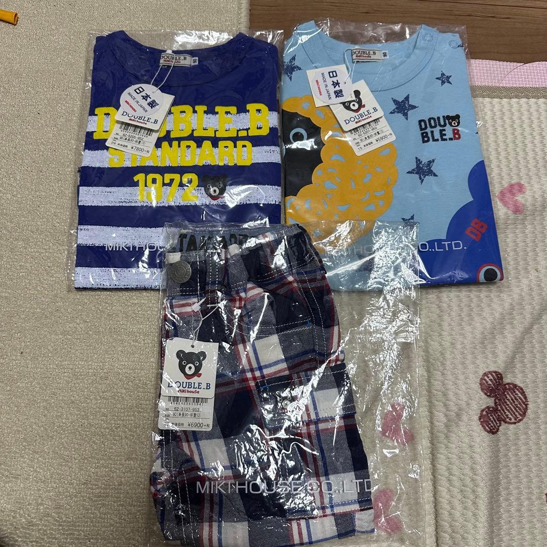 ダブルB Tシャツ・パンツセット90
