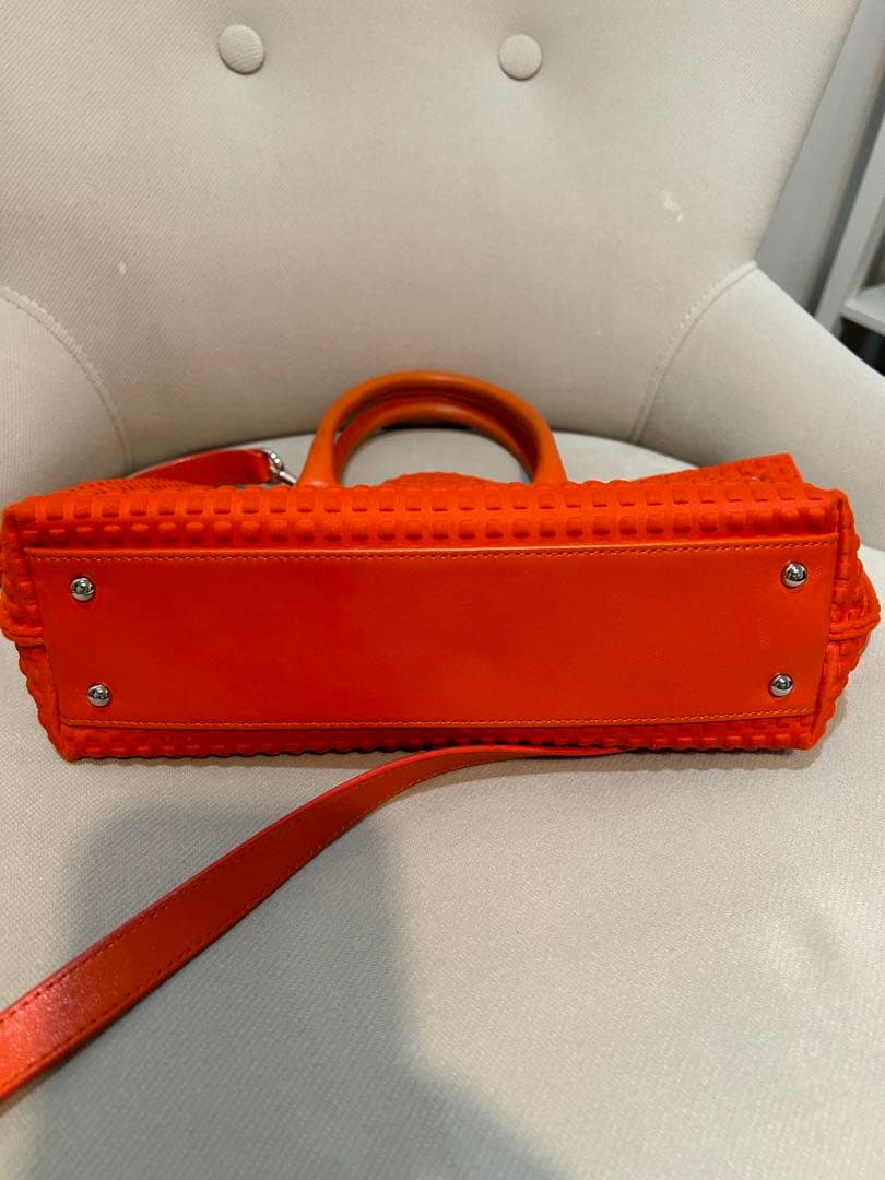 AKRIS AI スモールバッグ　2way オレンジ