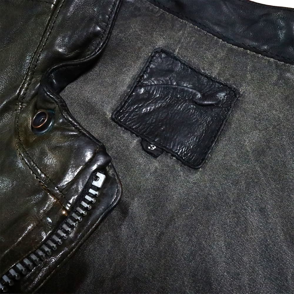 バックラッシュ ジャパンホース シングルライダース レザー ジャケット