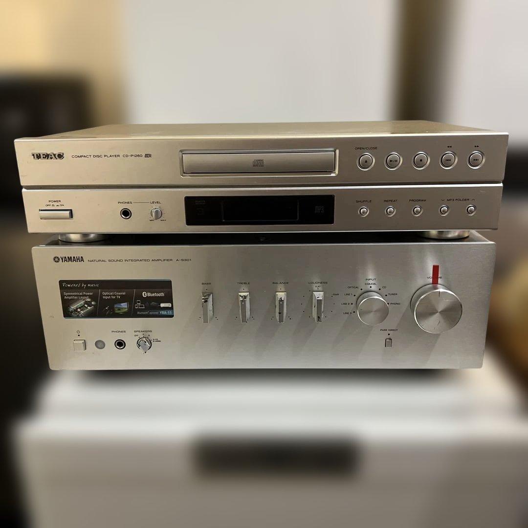 YAMAHA ヤマハ プリメインアンプ / A-S301/CDプレイヤーセット