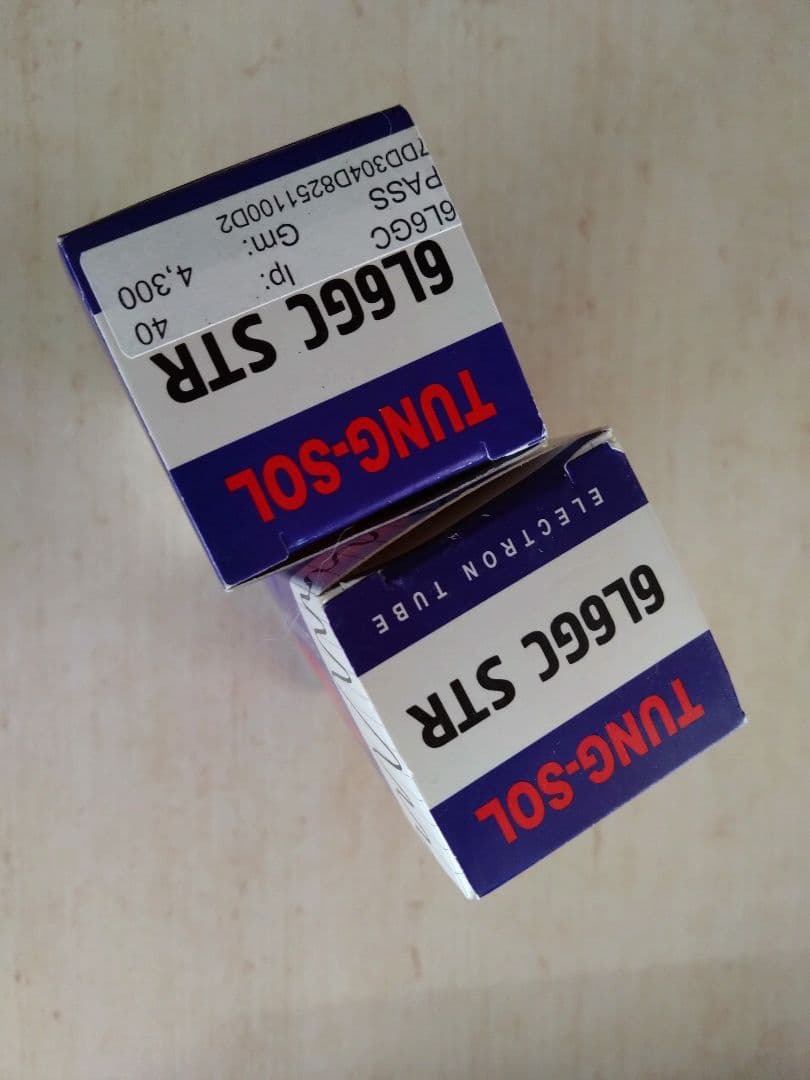 TUNG-SOL 6L6GC 真空管マッチドペア