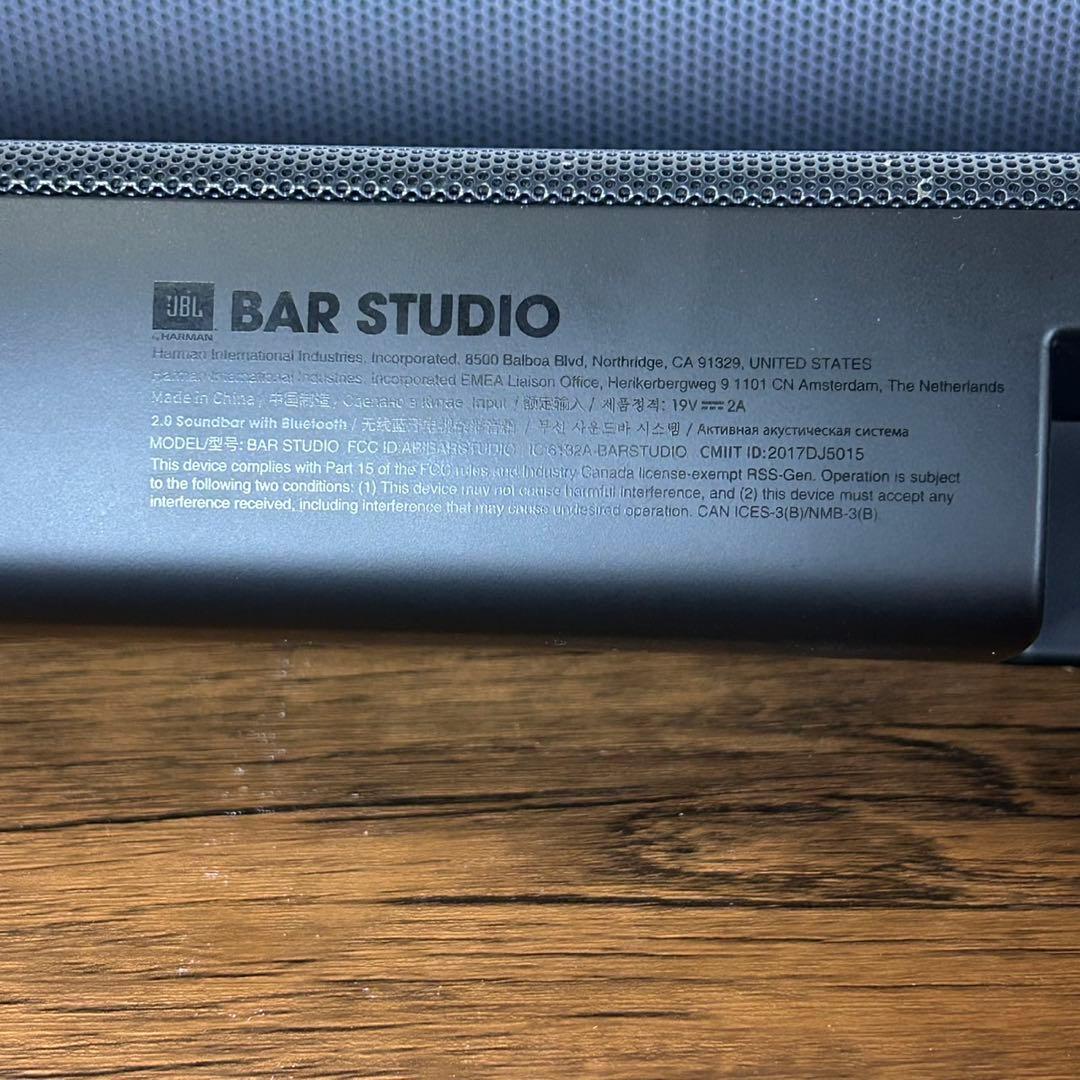JBL BAR STUDIO SOUNDBAR バースタジオ サウンドバー