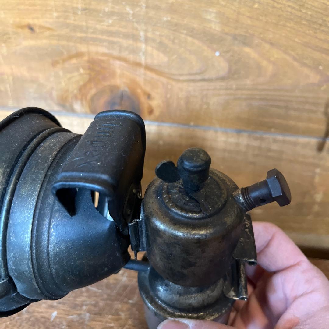 アンティーク　カーバイトランプ　ジャンク