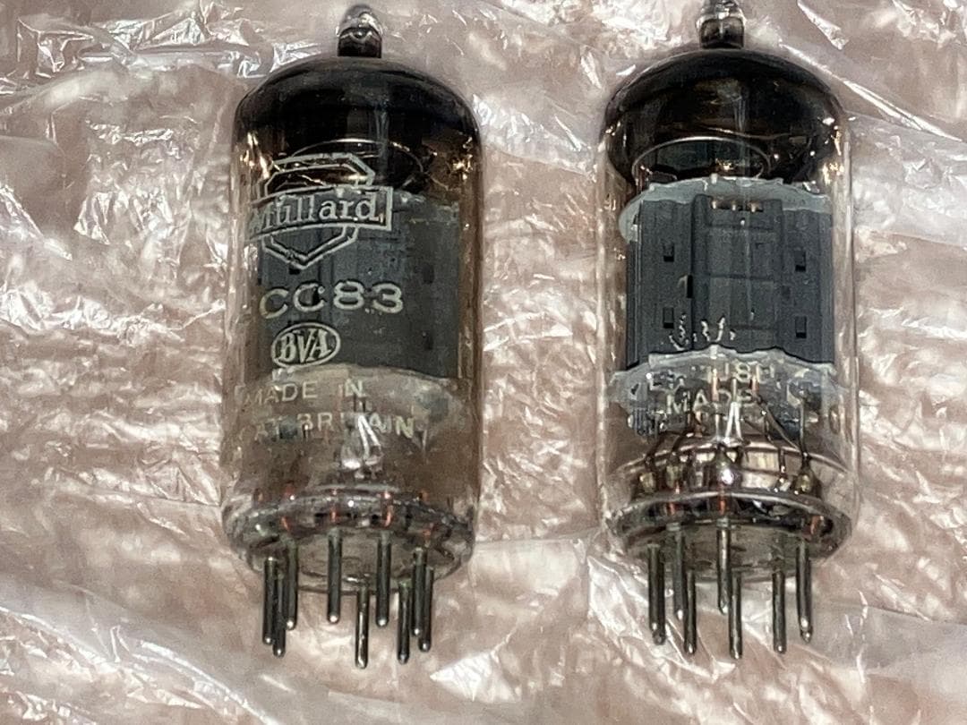 真空管 2本 ムラード ECC83 12AX7 BVA ブリマー 新品？未使用？