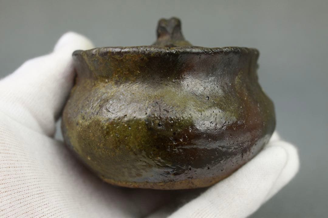 備前焼 森宝山作 宝山 手造宝瓶 急須 茶器揃い