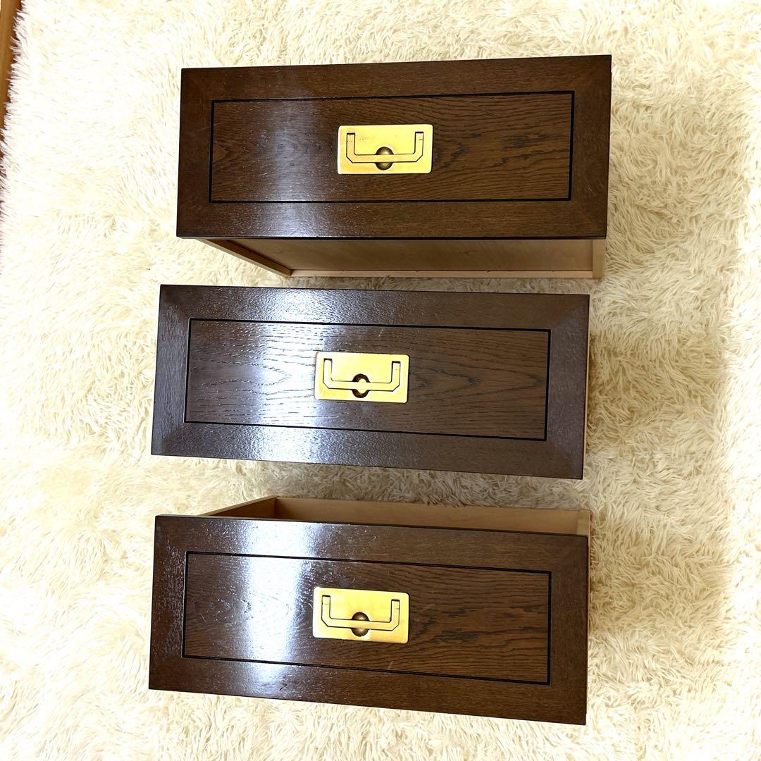 カリモク ドマーニ モーガントン 3段チェスト キャビネット