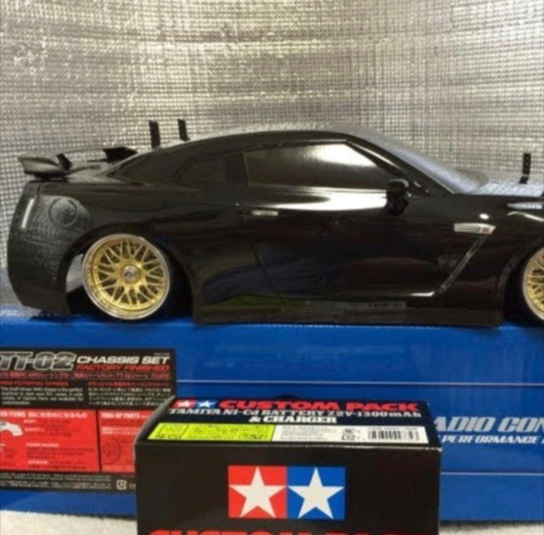 タミヤ1/10日産スカイラインR35 GT-R走行フルセット！ タミヤ ラジコン