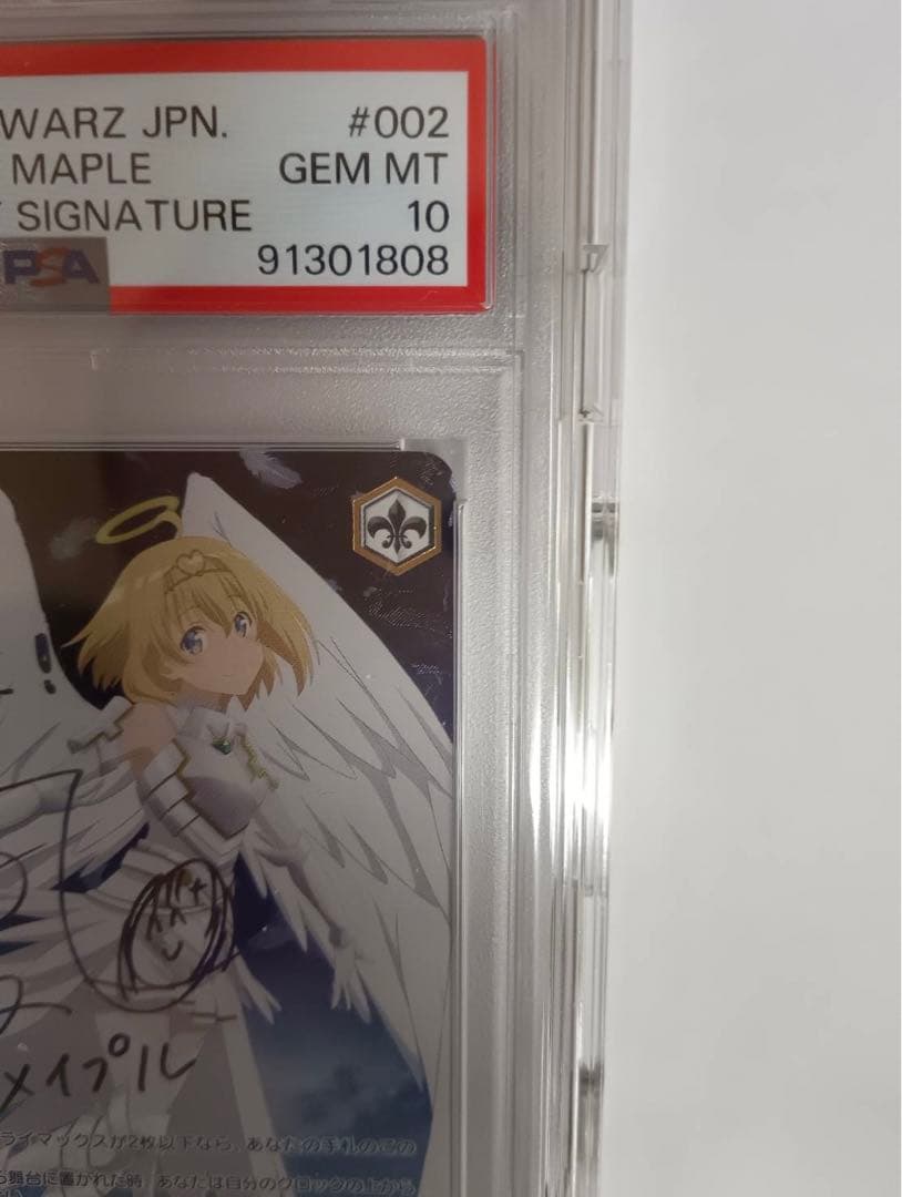 身捧ぐ慈愛 メイプル SEC PSA10 サイン入り