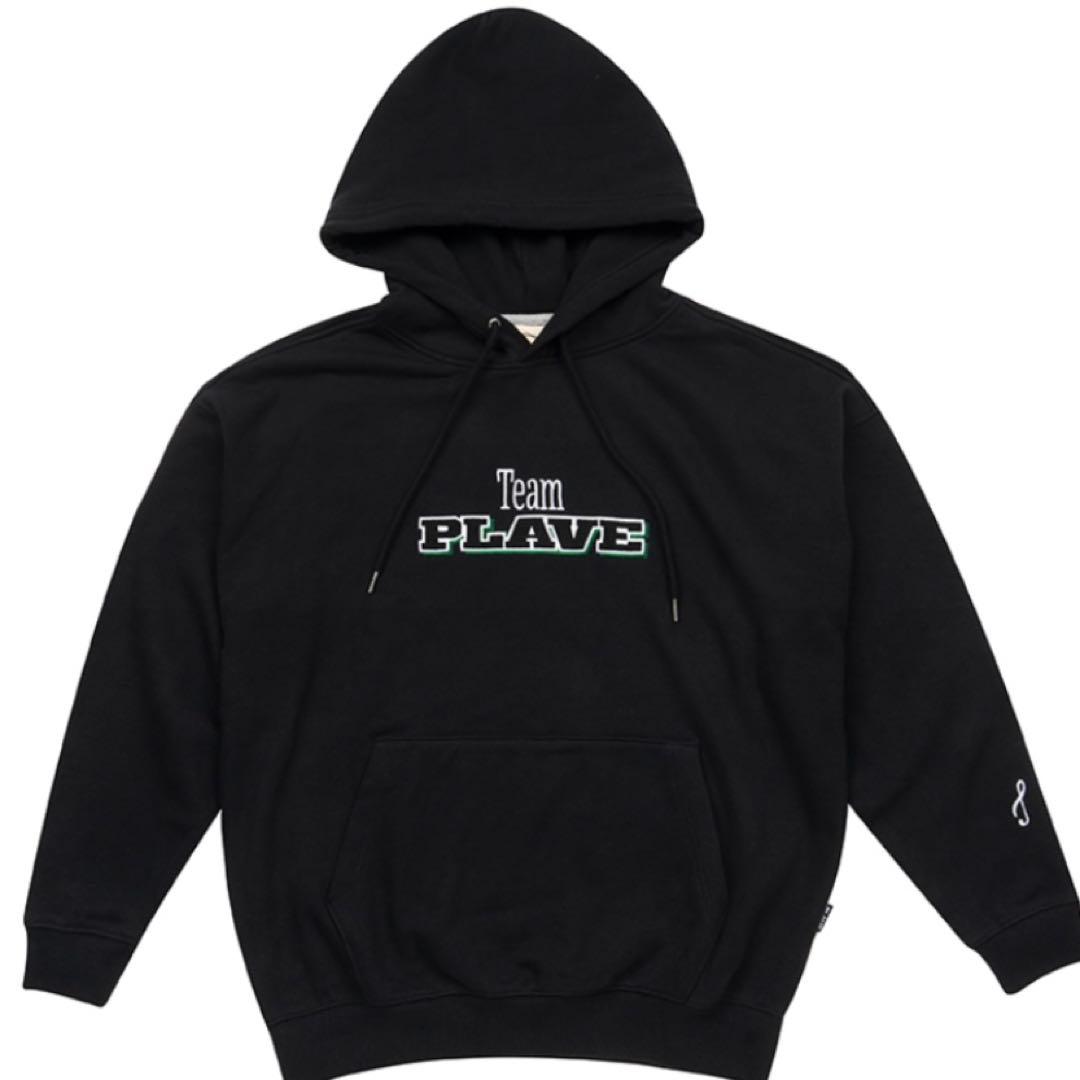 アイドル TEAM PLAVE HOODIE BLACK