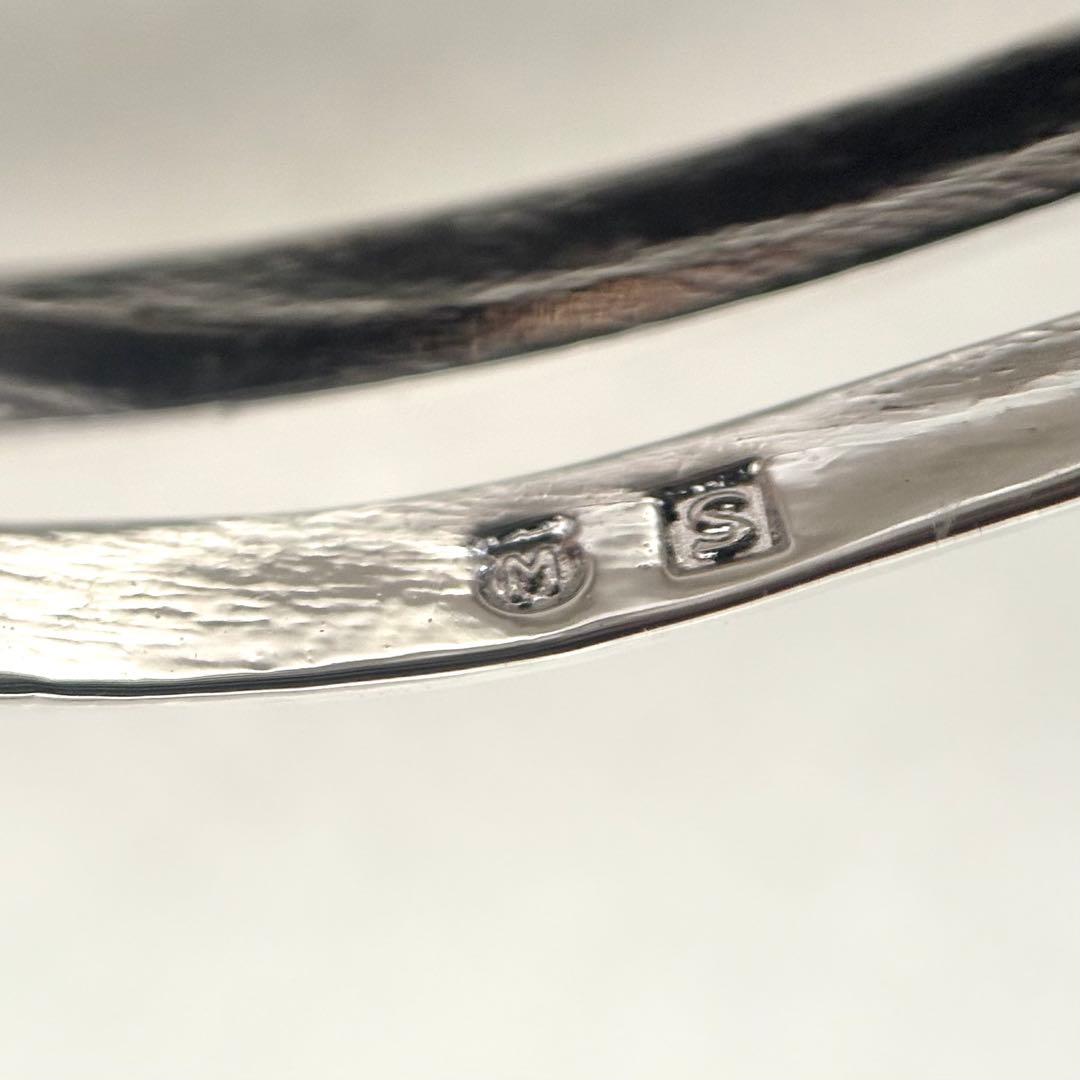 414【ミキモト】シルバー　パール　ブローチ