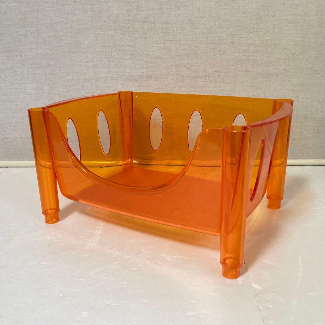 イタリア製 グッチーニ ワゴン ラック バスケット キャスター付き 収納 4段